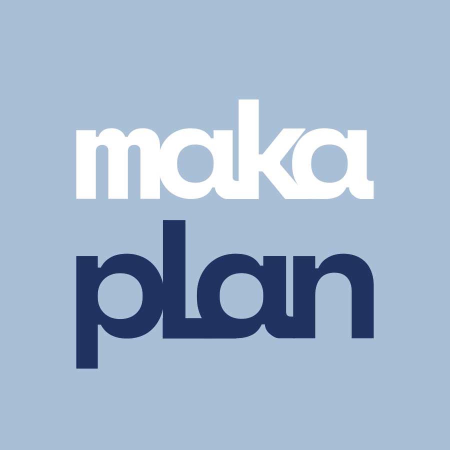 maka plan Logo - blau